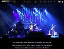 Tablet Screenshot of brubeckbrothers.com